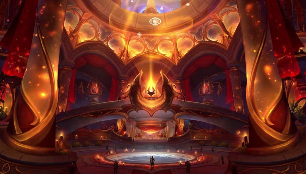 WoW Midnight Silbermond Ort Sonnenbrunnen 2