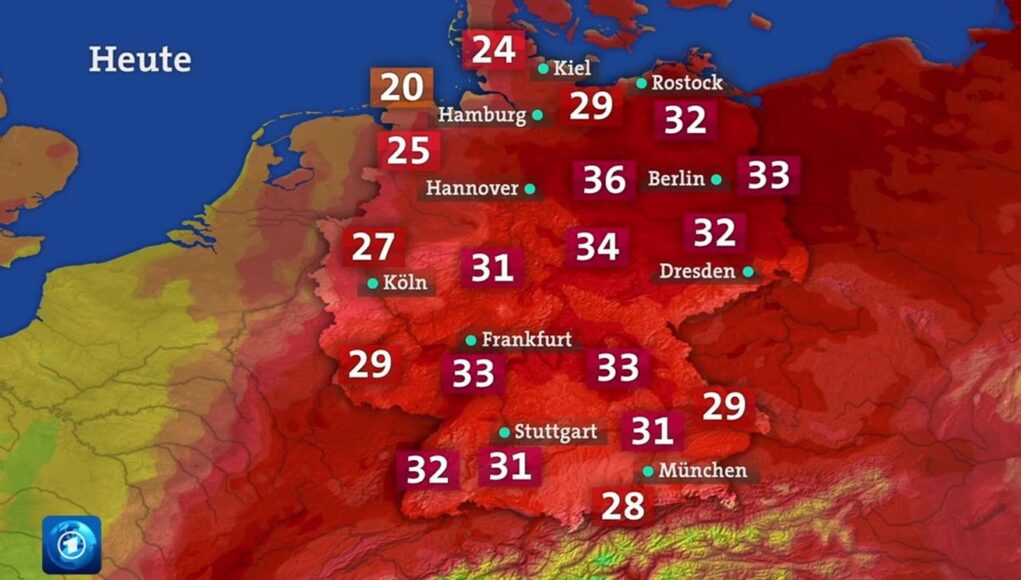 Tagesschau Wetterkarte Wetter Sommer