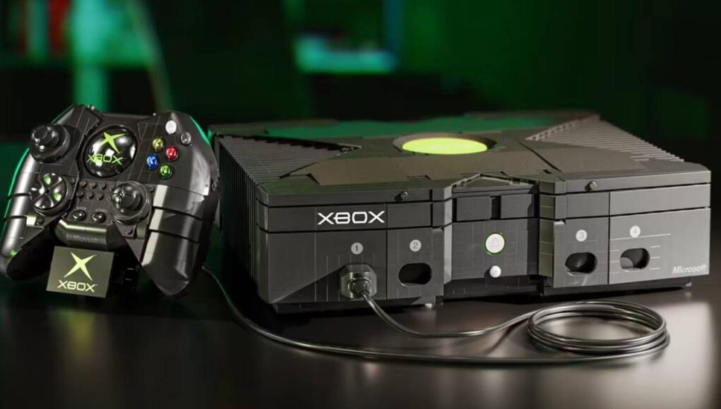 Mattel Xbox klemmbausteine Konsole
